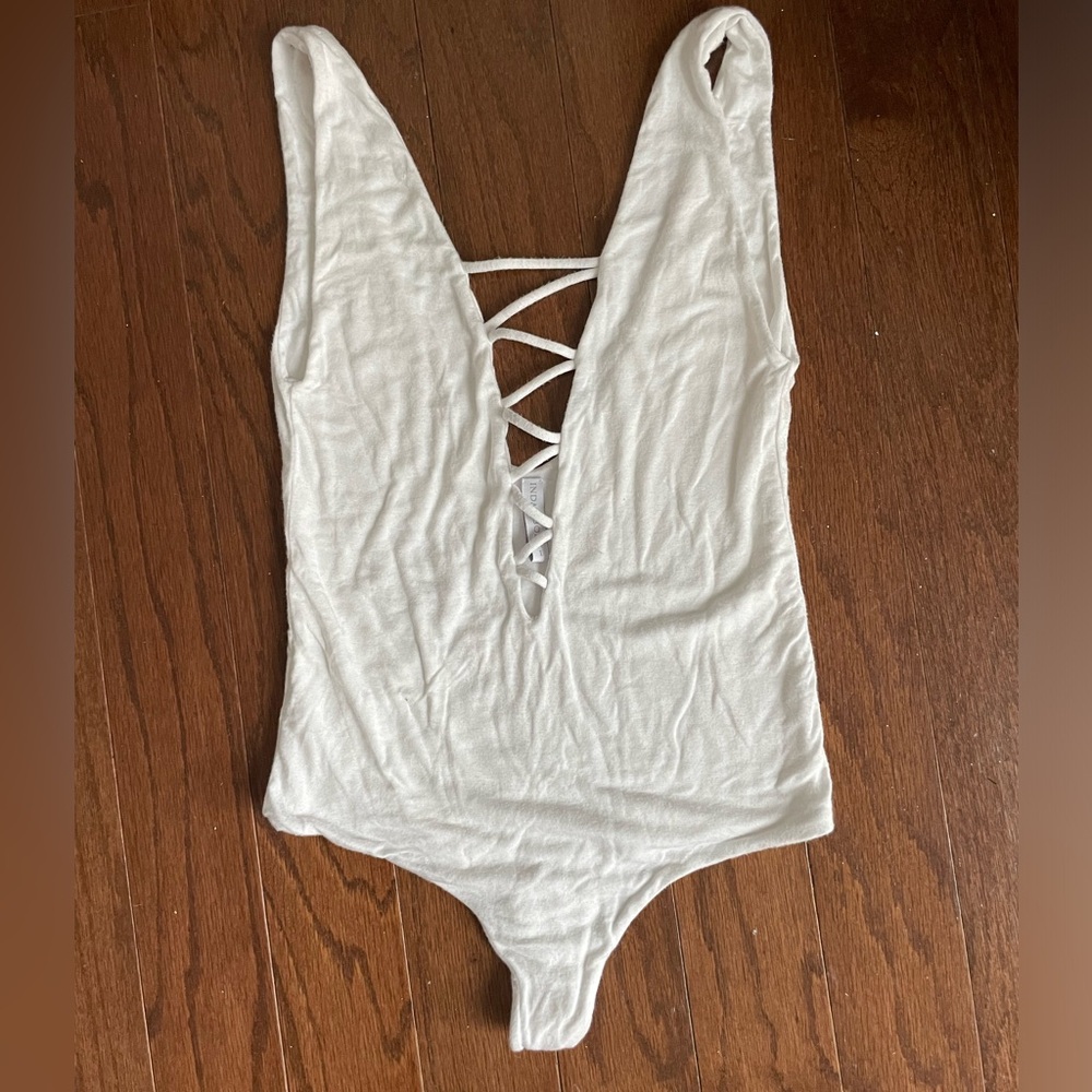 Cutout Front Bodysuit